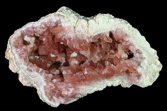 Beautiful, Pink Amethyst Geode Section - Argentina #170185